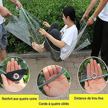 Plant Cover Transparent Tarpaulin, Transparent Pvc Tarpaulin Waterproof, With Eyelets, Dustproof, Tear And Cold Weather Resistant Cover, Soft Glass, Clear Tarp Cover, For Outdoor Canopy, Patio Enclosu