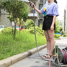 Hose Trolley Silver 50 M Classic Hose Reel Fit Right Garden Hose Reel Cart Particularly Stable Garden Tool Accessories (Silver 40m)