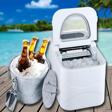 Home Small Ice Machine Automatic Cleaning Function with Water Shortage Full Tips