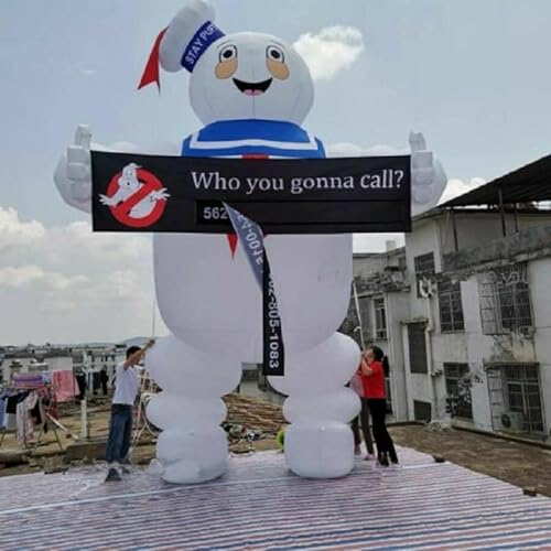 GEPAS Giant Inflatable Stay Puft Marshmallow Man 6m As Picture Show