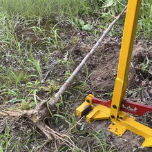 Large Size Sapling Puller, High-Leverage Small Tree Root Uprooter Tool Stand up Labor-Saving Weed Removal for Garden, Farm & Landscaping
