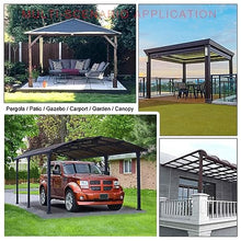 Broom and Mop Holder Clear Outdoor Tarp Curtains with Grey Side Panels for Gazebo Pergola Patio Waterproof PVC Plastic Cover Sheet with Zip Door Customizable Size 4x3m Rain Curtain for Protection and