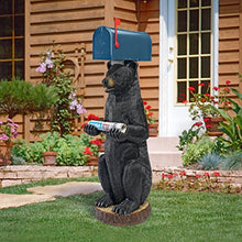 Design Toscano Postal Bear Mail Post Sleeve Statue 16.5"Wx16.5"Dx43"H 30 lbs