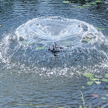 OASE Floating Fountain with Lights 1/4 Hp Black