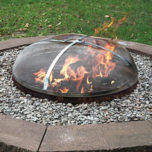 Sunnydaze Stainless Steel Fire Pit Spark Screen Cover, Heavy Duty, 40-Inch