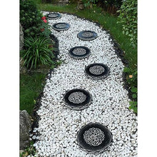 Retro Outdoor Stepping Stone, Creative Lotus Shape Decorative Stone For Garden Relief Carved Patterns Three-dimensional Fullness Lawn Paving Tiles Outdoor Courtyard Path Stone ( Color : 5PCS , Size :
