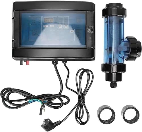 WYBYYDS Salt Chlorinator, 10/15/20/30/50G/H Chlorine Generator Auto-Stop When No Water, Smart Salt Chlorinator for Above Ground Pool & Hot Spring Pool 30g75m³