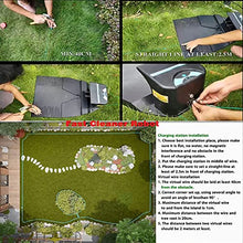 Robot Lawnmower, Auto Charging Intelligent Robotic for Lawns up to 1300m2, 28cm Cut Width & 2.5-5.5cm Cutting Heights, APP WiFi Control, Theft Protection,