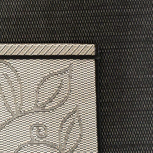 Safavieh Courtyard Collection Area Rug 6'7" x 9'6" Black/Beige