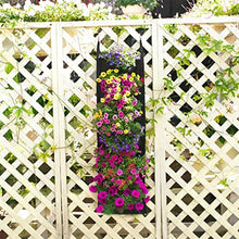 BBYYDS Vertical Hanging Garden Planter Flower Pots Layout Wall Mount Flowerpot Bag Indoor Outdoor Use Decor