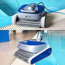 KANGJIEM Automatic Robotic Pool Vacuum Cleaner, Wall Climbing Pool Cleaning Robot, Powerful Suction Lasts 90 Mins, Ideal for Above-Ground Pools