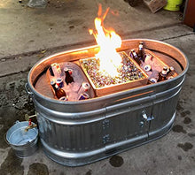 Universal Propane Gas Fire Pit Guts Replacement Kit & Burner Choice (18.00, 18 inch Round Burner)