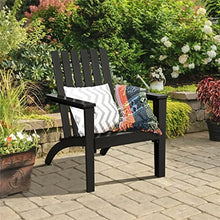 TEOYETTSF Acacia Wood Recliner Lounge Armrest Garden Deck Black