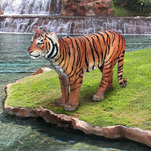 Design Toscano Powerful Pounce Sumatran Tiger Statue Full Color
