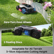MOVA LiDAX Ultra 3000 AWD Robot Lawn Mower Wire Free RTK Free for up to 0.75 Acre*Dual Maps, 360° 3D LiDAR & AI Dual Vision Mapping, Robotic Mower with 4G, for 80% Slopes, Cutting Height 1.2”–3.9“