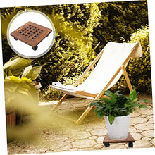 YYBOES 1pc Flower Pot Tray Plant Pots Indoor Square Tray Flower Pots Outdoor Flowers Plants Exterior Round Wooden Trays Coaster Holder Bottom Bracket Hollow Plastic