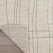 Nourison Andes Abstract Area Rug 9' x 12' Ivory Grey