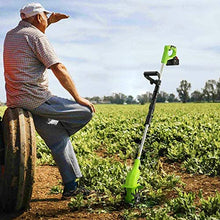 Garden Tiller,Cordless Rotavator, Cordless Garden Tiller Rotavator with Rechargeable Battery and Charger,Handheld Electric Cordless Front Tine Soil Cultivator
