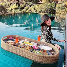 ERoomQ Floating Tray for Pool Large Floating Spa Hot Tub Bar Drink and Food Table Refreshment Tray for Pool Or Beach Party Float Lounge