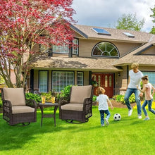 GAOMON 3-Piece Wicker Patio Furniture Set Beige