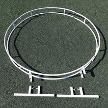 Metal Garden Arch Round Ring Wedding Archway, Decorative Frame Pergola Arbors, Indoor Outdoor Decorations, Easy Assembly(2.4m/94.5inch)