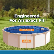IJOWEEN 33 Foot Overlap Round Above Ground Pool Wall Liner, 30 Gauge Thick