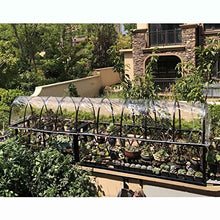 DIOB PVC Transparent Tarpaulin with Eyelets Home Garden Outdoor PVC Plastic Tarp Sheet Cover Tear Resistant for Garden, Gazebo (Size : 4X5m)