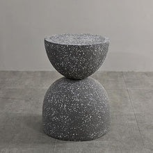 Chicken Couch End Table Living Room Villa Creative Movable Coffee Table Nordic Round Terrazzo Side Table Balcony Leisure Table Corner Tables for Living Room(A)