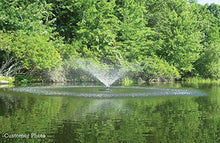 Fawn Lake Fountains Pond Fountain with 1/2 HP Pump, 7 Patterns, 100ft Cord Black