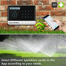 Sprinkler Timer,Garden Watering Timer WiFi 8 Zone Automatic Electronic Water TimerSelf-Watering for Garden Sprinkler Timer