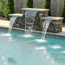 Modern Flowing Water Landscape Wall, Swimming Pool Stainless Steel Water Curtain Waterfall Indoor Side Wall Landscape Falling Water Waterfall,A,120