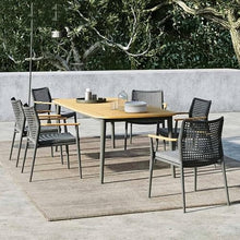 GLigeT Balcony Table and Chair Set Courtyard Rattan Tables and Chairs Garden Furniture Set Outdoor Tables and Chairs Villa Outdoor Balcony Dining Tables Set Bistro Table Set (Color : C-Table)