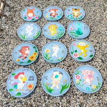 Elitix Stepping Stone Animal Print Step Stones Decorative Tool, Cute Stepping Gardening Stone for Outdoor Garden, 1/12 Pcs Ornaments Step Stone Gifts for Grandmothers(Color:1 Pack)