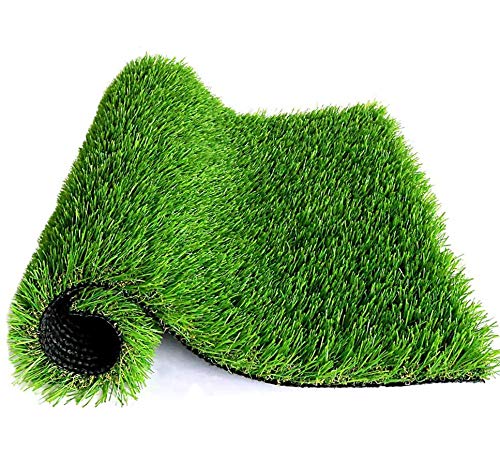 WMG GRASS Premium Artificial Grass, Easy to Clean Drainage Mat,13' x 65' Artificial Turf for Dogs, Pet Turf Realistic Indoor/Outdoor Mat 13FTX65FT (845 Square FT)