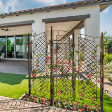 H Potter 3-Panel Privacy Screen Trellis 75" W
