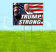 TampaPrinting Trump Strong Yard Sign 18" x 24" with Metal Stake