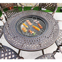 Outdoor Fire Pits, Multi-Functional BBQ Desk - Grilling & BBQ Utensils,Used for Courtyard Barbecue, Party, Bonfire Party