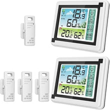 Indoor Outdoor Digital Weather Station Records ℃ ℉ Temperature Meter Humidity Monitor Weather Clock Hygrometer