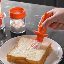 UOHLCX Portable Silicone Oil Bottle with Brush Grill Brushes Pastry Kitchen Baking BBQ Tool