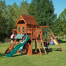 Swing-N-Slide Winchester Wood Play Set Green