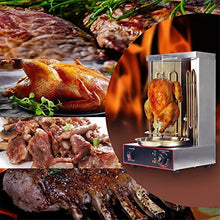 JYXYXSCP Electric Vertical Broiler,Automatic Rotating Grill Rotisserie Grills,Kebab Machine Turkey BBQ Grill for Home Party Garden,for Picnic