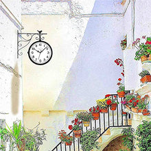 ERTTGWGF Double Sided Hanging Antique Metal Retro Iron for Outdoor Decorative Wall Decoration, Art Decoration, Office, Home, Kitchen, Bedroom Beautiful Scenery