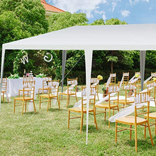 10'x20' Outdoor Party Wedding Tent Heavy Duty Canopy Pavilion White Powder Coated Steel
