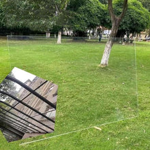 Plastic UV-Resistant Greenhouse Canopy Transparent Polycarbonate Board, Insulating Sunshade Board, Outdoor Easy-to-Cut Covering Board(3mm,1.8x15m/6x49.2ft)