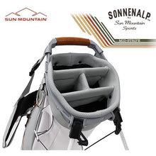 Sun Mountain 2023 Mid Stripe Golf Stand Bag Loden Moss-Inferno