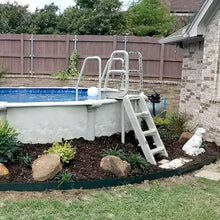 Main Access Heavy Duty Above Ground Pool Ladder with Safety Features and SmartLite LED White