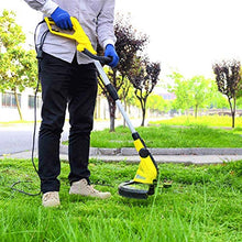 Rotary Mowers 450W Lawn Mower,Small and Portable Telescopic and Rotatable Lawn Mower,1-22Cm Adjustable Mowing Heights for