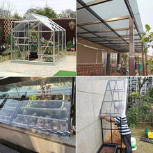 JCQXDL 2mm Lightweight Clear Acrylic Plastic Sheet Polycarbonate Roofing Sheet,Strong Impact and Shatterproof PC Full Transparent Durable Panel,All-Weather Outdoor Greenhouse Covering(1x20m)