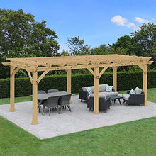 Yardistry 10' x 22' Pergola Brown