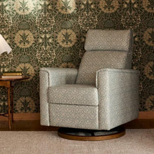 Namesake Willa Plus Power Recliner in Bellflowers in Powdered Blue
